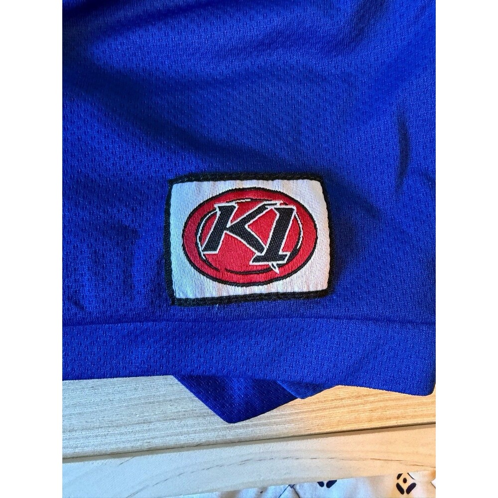 Peanuts Snoopy Hockey Jersey Youth Medium Blue KI Sportswear Vintage Style - Picture 5 of 5
